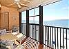 Top floor condo with an amazing view from balcony!