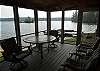 Screened porch right on the water!