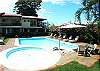 Pool and children's pool at Rio Copey vacation rental in Jaco (#2 is unit on left in picture), walking distance to the beach and main street.