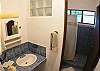 Guesthouse bathroom. The guesthouse is available as an add-on option and is NOT INCLUDED in pricing quoted here.  Please ask for pricing.