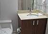 Second full bathroom with rainfall shower at Jaco Bay 4701 vacation rental condominium in Jaco beach