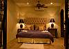 Bedroom 3 (second floor) with King bed, walk-in closet and ensuite bathroom, at Villa Antigua luxury vacation rental home in south Jaco beach, Costa Rica