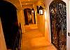 Upstairs hallway connecting bedrooms and loggia room, at Villa Antigua luxury vacation rental home in south Jaco beach, Costa Rica