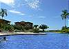 One of the two Jacuzzis and pools at Los Suenos Del Mar community, available to our vacation rental condo clients