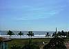 Beach and ocean view from Roof top Terrace at Casa Tortuga vacation rental house at Hermosa Palms in Playa Hermosa, Puntarenas, Costa Rica