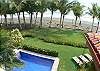 Pool overlooking the beach at Hermosa Palms Villa La Costa luxury vacation rental in Playa Hermosa, Costa Rica.