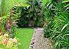 Path to the Second Guesthouse at Casa Milagro beachfront vacation rental villa in Jaco, Costa Rica