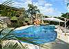 View of the pool and Whirpool wich has a BBQ area, sun deck and a beautiful view of the beach at La Flor beachfront gated community on the North side of Jaco beach Costa Rica