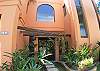 Main Entrance to Casa Tortuga vacation rental house at Hermosa Palms in Playa Hermosa, Puntarenas, Costa Rica