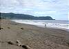 View of the south beach at La Flor beachfront gated community on the North side of Jaco beach Costa Rica