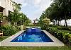 Pool and children's pool at Hermosa Palms Villa La Costa luxury vacation rental in Playa Hermosa, Costa Rica.