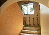 Stairs leading to second floor where the Master Bedroom is, at Casa de Somers beachfront vacation rental home in Esterillos, Costa Rica, near Jaco and Manuel Antonio