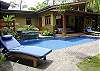 Exquisite home 50m to beach, pool, grill, lush gardens, WiFi, sleeps 5-10