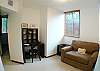 Office with desk and sleeper sofa at Costa Linda condominium vacation rental in Jaco, walking distance to beach.