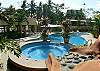 Shared whirlpool by the pool at La Flor beachfront gated community on the North side of Jaco beach Costa Rica