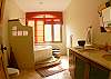 Bathroom 3 with jetted bathtub and shower that serves Bedroom 2 and 3 at Casa Exotica vacation rental home in Esterillos, Costa Rica, near Manuel Antonio and Jaco