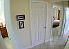 Hallway to bedrooms at Del Mar 5N vacation rental condo at Los Suenos Resort & Marina, Playa Herradura, Costa Rica
