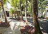 Garden between Casita 1 and 2 at Villa Jaco Sol vacation rental in Jaco, walking distance to beach and downtown.