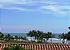 Beach and ocean view from Roof top Terrace at Casa Tortuga vacation rental house at Hermosa Palms in Playa Hermosa, Puntarenas, Costa Rica