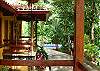Front balcony at Quinta Teca vacation rental house at Opera Salvaje Playa Hermosa in Jaco