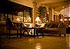 Living area by night at Villa Antigua luxury vacation rental home in south Jaco beach, Costa Rica