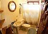View of the guest bathroom at Casa Mandolina, Jaco Costa Rica