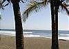 Hermosa beach, just outside Hermosa Palms gated community, site of Villa La Costa luxury vacation rental in Playa Hermosa, Costa Rica.