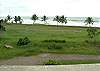 View as seen from the roof top terrace observatory with clear sight of the beach and surf at Casa Colonial vacation rental house in Hermosa Palms, Playa Hermosa, Costa Rica