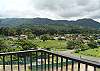 Mountain and city view at Jaco Bay 4703 vacation rental condominiums in Jacobeach