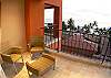 Oceanview Terrace just outside of Master Bedroom at Vista Mar 5C vacation rental condo in Jaco downtown.