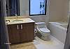Master bathroom with tub
