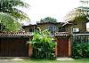 House seen from street. Casa Miguel vacation rental in Jaco, walking distance to beach and main street.