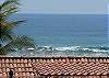 Ocean view from roof top Terrace at Hermosa Palms Casa McDermott vacation rental in Hermosa beach, near Jaco, Costa Rica