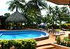 Pool area and gazebo at Casa de Somers vacation rental villa in Esterillos near Manuel Antonio