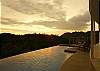 Sunset view sequence at Casa Infinito luxury vacation rental home at Valle Perdido in Playa Hermosa, Costa Rica