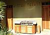 This is the BBQ area wich is near the pool at Sonidos del Rio, Vacation Rental, Jaco Costa Rica.