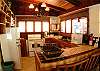 View of the kitchen at Casa Mandolina, Jaco Costa Rica