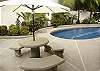 View of the pool at Casa Mandolina, Jaco Costa Rica