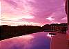 Sunset view sequence at Casa Infinito luxury vacation rental home at Valle Perdido in Playa Hermosa, Costa Rica