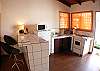 Kitchennette within Apartment 2 at Casa Gris vacation rental home in Jaco, walking distance to the beach and center.