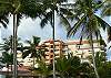 View of the VistaMar building from the beach in Jaco.