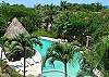 Nicely appointed condo- balcony with partial ocean view, a/c, kitchen, cable