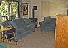Sit back and relax and enjoy playing pool or watching TV.  This room has sliding glass doors leading out onto the deck.