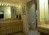 Very spacious master bath on the main level.