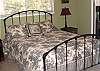 This bedroom is on the main level and has a queen size bed.