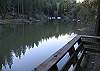 View of water from lower deck.  Accessed from easement road.