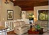 Open floor plan.  Living room open to the dining area and kitchen on main level.