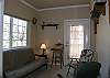 Great area to sit and chat or take a nap.  Has a full sized futon.