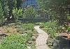 Easy walk to the water.  Beautiful landscaping along the way.