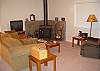 Open to the kitchen and dining area.